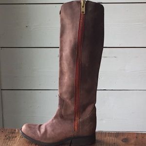 Steve Madden Authentic Leather Riding Boots